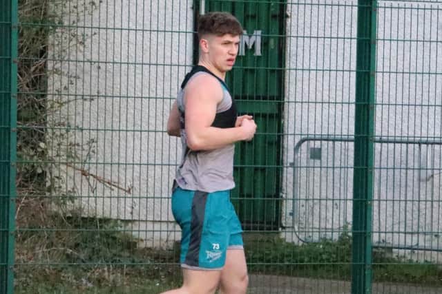 Lewis Peacock, son of Jamie, has signed a two-year contract with Rhinos' academy. Picture by Leeds Rhinos.