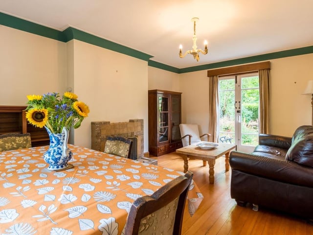 This space lends itself wonderfully to either entertaining friends or curling up on the sofa with a good book or film to hand.