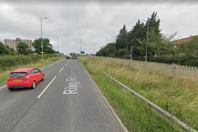 Emergency services have been responding to a crash on the A64 York Road near the Britannia Hotel in Seacroft. Picture: Google