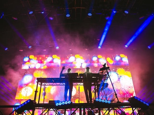 Orbital at The Piece Hall in Halifax last night