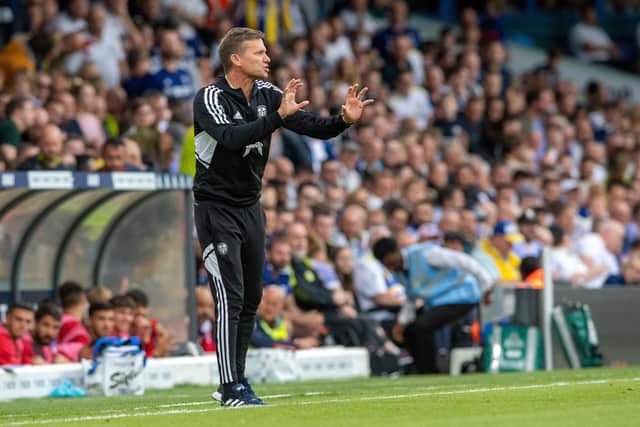 UPBEAT MOOD - Jesse Marsch hopes to have his squad almost at full strength within two or three weeks as Leeds United's Premier League season looms large. Pic: Bruce Rollinson