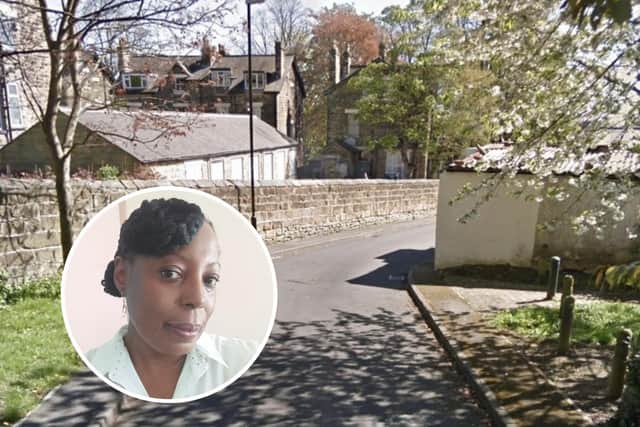 Sheila Freeman, inset, has branded Back Sholebroke Avenue in Potternewton “dangerous”.