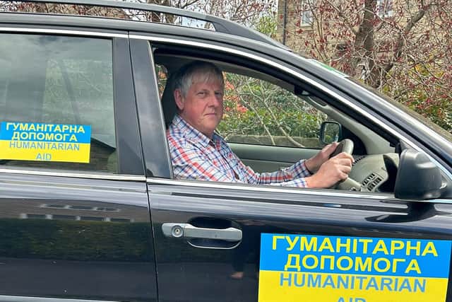 Karl Lavery embarked on a solo humanitarian mission to take supplies to war-torn Ukraine.
