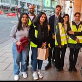 Midlands Langar Seva Society is a non-profit organisation dedicated to feeding people in need. Pictured are members of its Leeds team which have been tackling homelessness in the city. Photo: Midlands Langar Seva Society