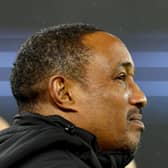 CARDIFF, WALES - FEBRUARY 17: Paul Ince of Reading FC looks on during the Sky Bet Championship between Cardiff City and Reading at Cardiff City Stadium on February 17, 2023 in Cardiff, Wales. (Photo by Dan Istitene/Getty Images)