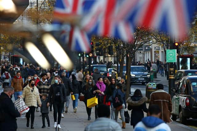 Shoppers could be lining England's high streets by mid-April, as stage two of the government's roadmap is rolled out (Picture: Getty Images)