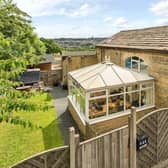 The stone barn conversion - named Oakwood - is situated on Scotland Lane in Horsforth