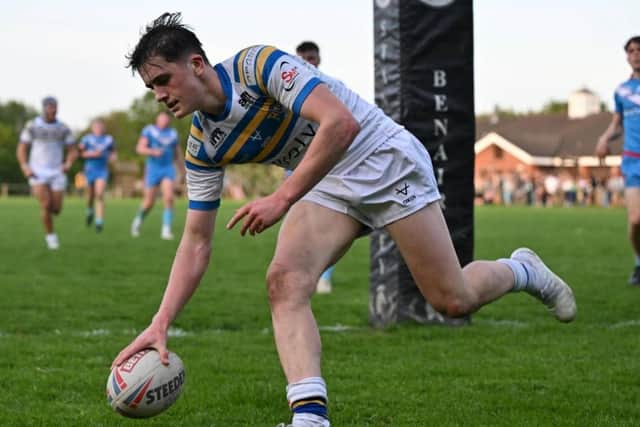 Leeds Rhinos prospect George Brown is making a name for himself at academy and reserves level. Picture by Leeds Rhinos.