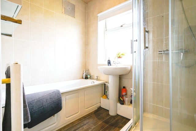 There is a separate toilet and a three piece bathroom suite comprising of a bath, shower cubicle and pedestal wash hand basin.