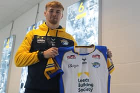 Kieran Hudson joined Leeds Rhinos last November from Castleford Tigers. Picture by Phil Daly/Leeds Rhinos.
