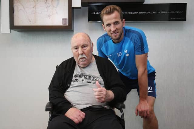 Harry Kane of Tottenham met Jimmy Greaves (Getty Images)