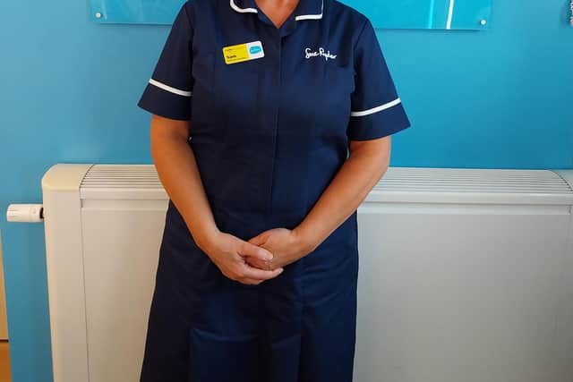 Sam has worked at Sue Ryder Wheatfields Hospice for nearly five years.