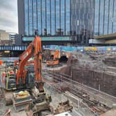 A new milestone has been reached in the development of New Station Street at Leeds Station.