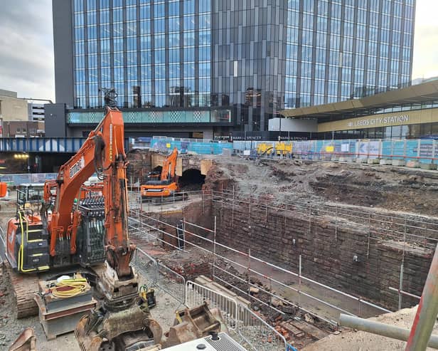 A new milestone has been reached in the development of New Station Street at Leeds Station.