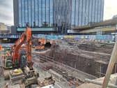 A new milestone has been reached in the development of New Station Street at Leeds Station.