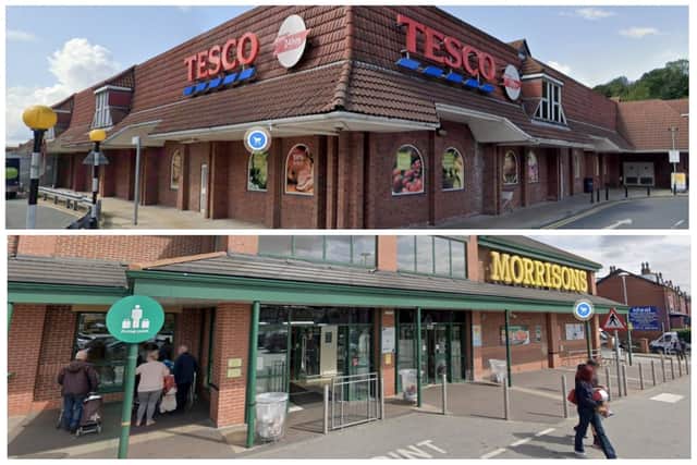 Ahmed entered the Tesco store on Roundhay Road, and the Morrisons on Harehills Lane. (pic by Google Maps)
