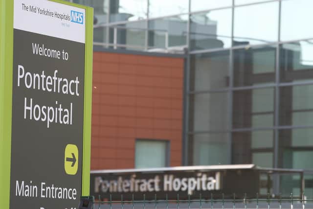 Pontefract Hospital near Leeds.