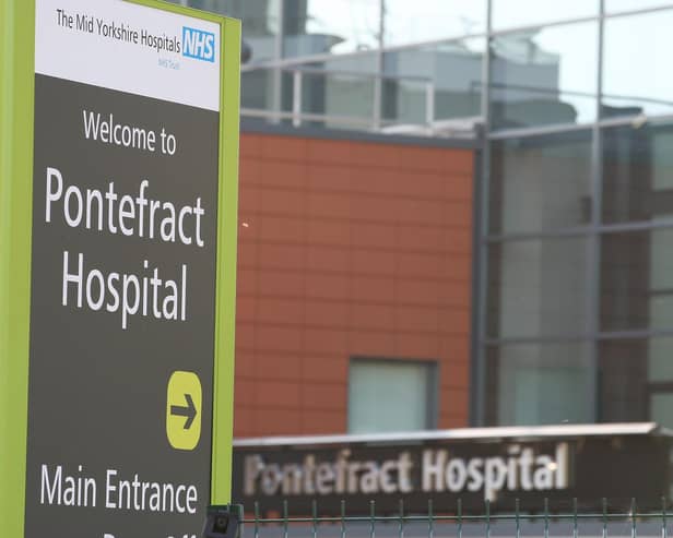 Pontefract Hospital near Leeds.