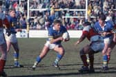Shaun Wane in action for Leeds against Hull KR at Headingley in 1991. Picture by Steve Riding.