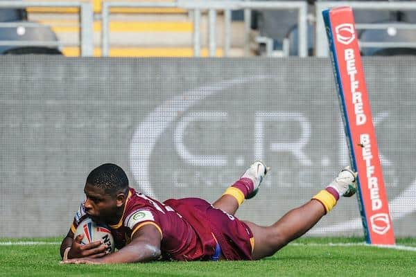 Former Huddersfield and England winger Jermaine McGillvary is among the potential signings being linked with Wakefield for next season. Picture by Alex Whitehead/SWpix.com.
