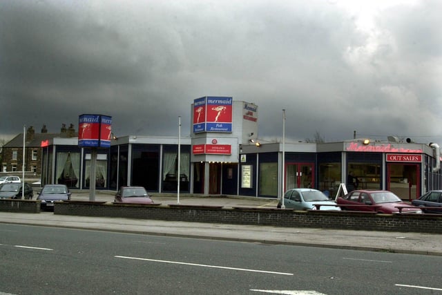 A Morley institution.  The Mermaid Fish Restaurant on Britannia Road pictured in March 2002.