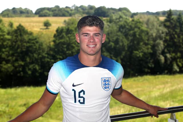 England's Charlie Cresswell during a squad announcement and media day at St. George's Park, Burton-on-Trent (Pic: Simon Marper/PA Wire)