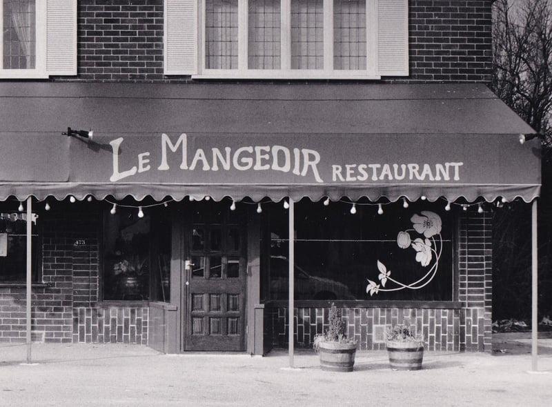 Do you remember La Mangeoir on Otley Road in Adel? Pictured in February 1987.