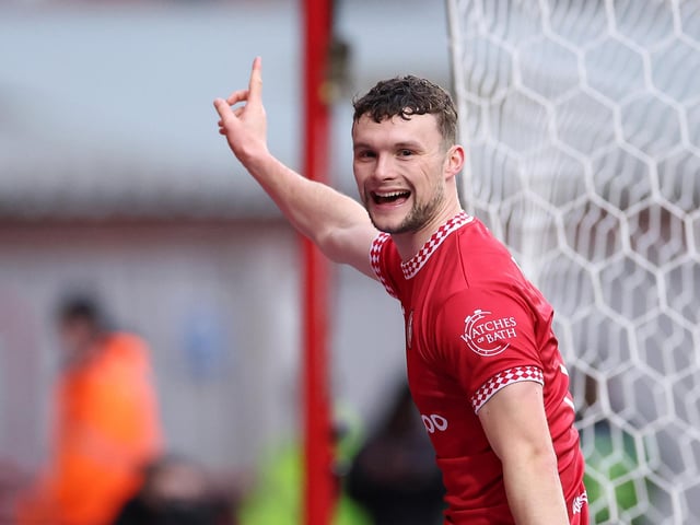 The former Claret scored Bristol City's winning goal during their 1-0 win against Derby.