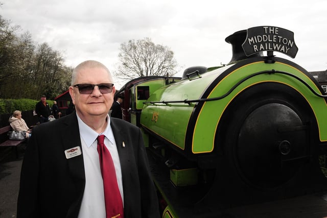Ian Smith, vice president of Middleton Railway Trust. (pic by Steve Riding)