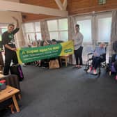 The team of audiologists visited various care homes across West Yorkshire to help improve their mobility and add some nostalgic fun to their day