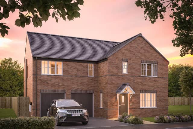 Final homes – the Cromford (CGI of house type) is one of the remaining homes for sale at Strawberry Fields, Carlton