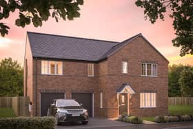 Final homes – the Cromford (CGI of house type) is one of the remaining homes for sale at Strawberry Fields, Carlton