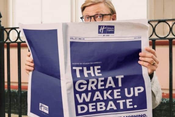 Holiday Inn Express launches the “The Great Wake Up Debate,” led by comedian Rob Beckett, weighing in on everything from serial snoozing and shower schedules to the bedtime rituals people swear by.