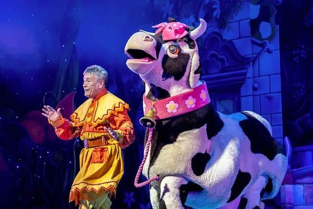 Billy Pearce in Jack & the Beanstalk (photo: Bradford Theatres, Nigel Hillier)