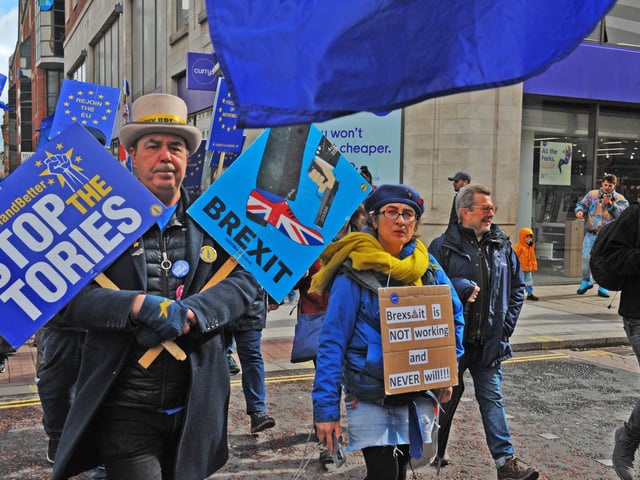 Organising the Leeds demonstration was the city’s pro-EU campaign group, Leeds for Europe.