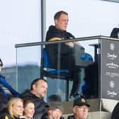 Castleford Tigers coach Ryan Carr, left, watches his side in action at York Knights. Picture by Tony Johnson.