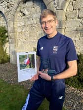 David Alcock, Teacher of Geography at Bradford Grammar School, who has received the national Outstanding Service to Schools Orienteering award from British Orienteering