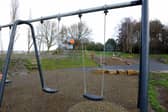 Renovation of the playground had only been completed in March but images of significant damage were shared on October 1. Image: Steve Riding