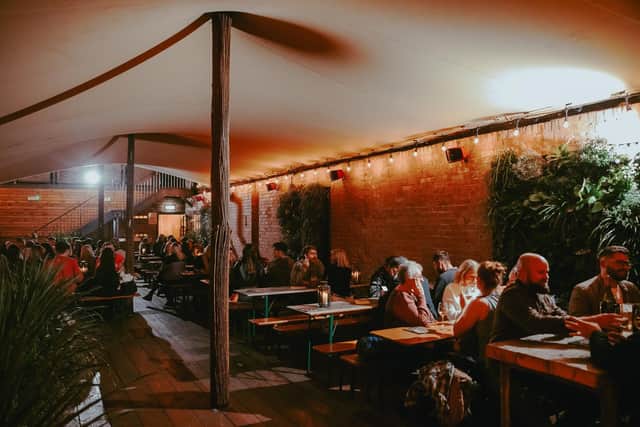Leeds bar Green Room has been transformed into a winter terrace, with cosy fire pits, heat lamps and mulled wine (Photo by Green Room)