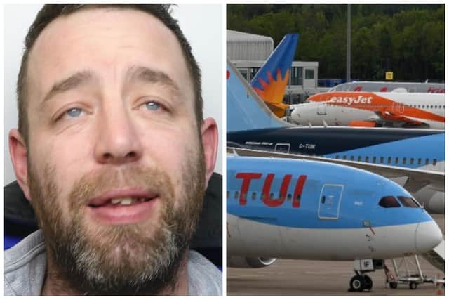 Jordan was jailed for a series of offences, including being drunk on an aircraft. (pic by WYP / National World)