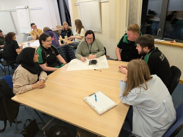 Discussions and sharing ideas so everyone is included