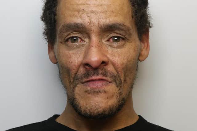 Leon Crossley attacked the man with a sharpening steel.