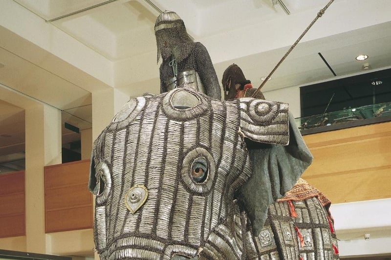 The Royal Armouries was successful in setting a new Guinness World Record in March 2004 for the largest suit of animal armour in March 2004. This is for the elephant armour, which is the only surviving piece of its kind in the world and can be found in situ on a life size model elephant in the museum's Oriental Gallery.