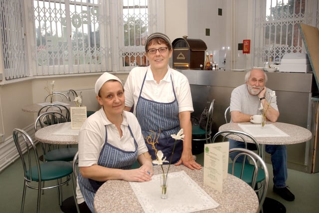 Back to 2006 for this view of the cafe at the Peoples Centre. Recognise anyone?