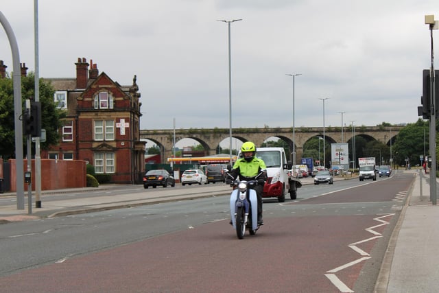 As part of a year long trial motorcyclists are being allowed to use the A65 bus lanes between Kirkstall and the city centre. The 12-month trial (running until July 2023) aims to support motorbikes as an alternative to car travel on the corridor and improve safety for motorcyclists.
