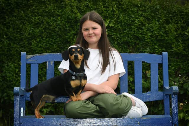 Ten-year-old Frankie-Jae Simmonds from Garforth, who is a child actor on Coronation Street. Photo: Jonathan Gawthorpe
