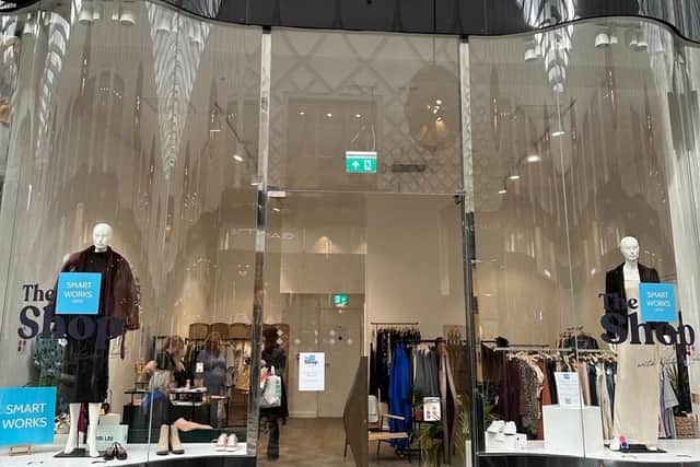 The Smart Works Pop Up Fashion Shop is open until this Sunday, September 28, at the prestigious Victoria Gate shopping centre in Leeds. Picture: @truestreetcurators