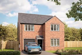 Now available - The Wentbury (CGI of house type) is one of the new homes for sale at Bishop's Quarter, Sherburn-in-Elmet