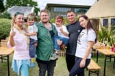 Alexandra Urdareanu with her family.