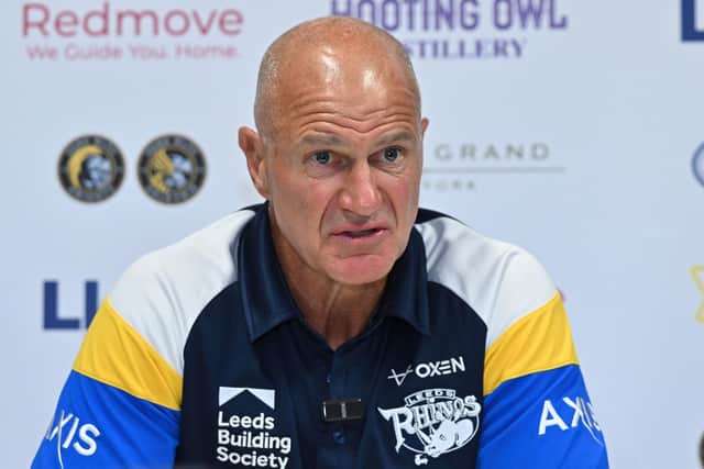 Leeds Rhinos coach Brad Arthur. Picture by Matthew Merrick/SWpix.com.